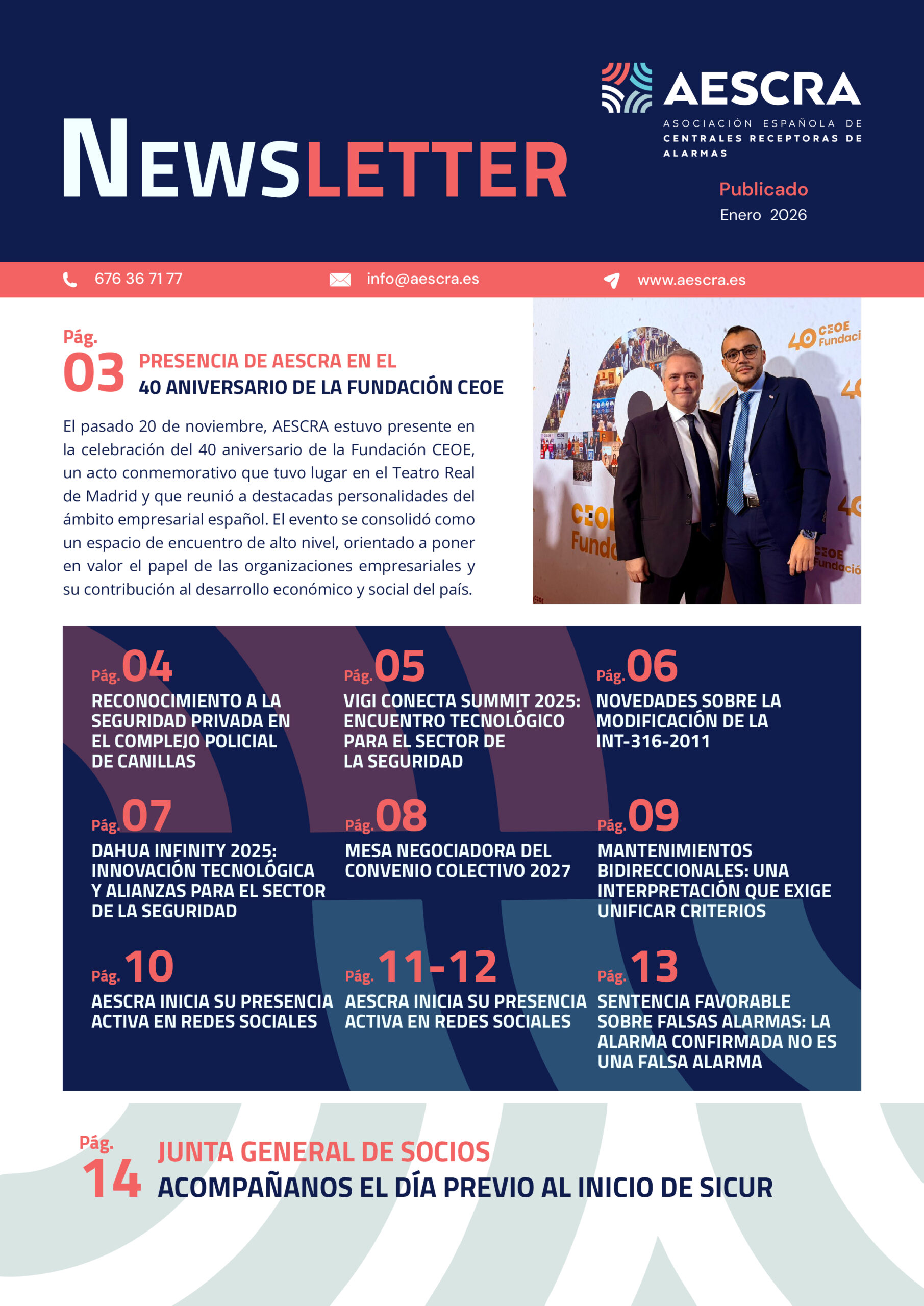 Boletín AESCRA - Enero 2026